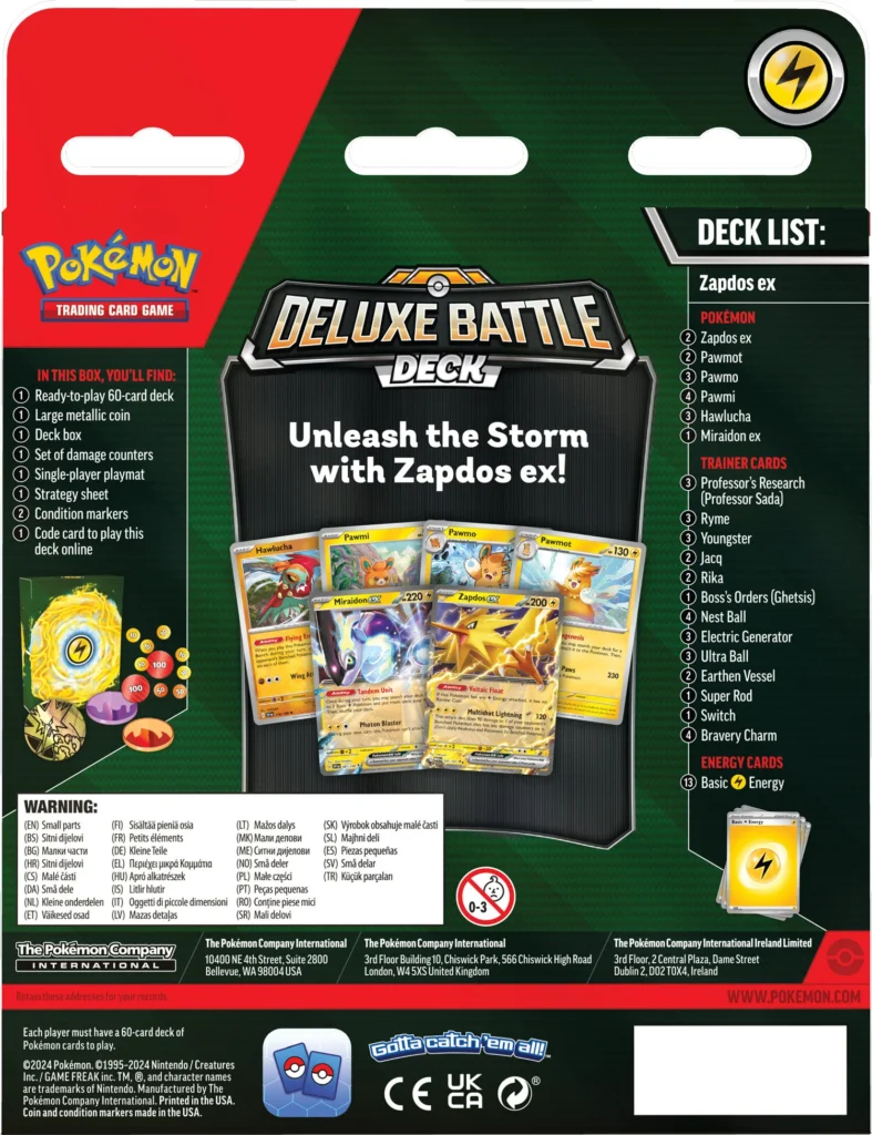 Deluxe Battle Deck Zapdos ex 2