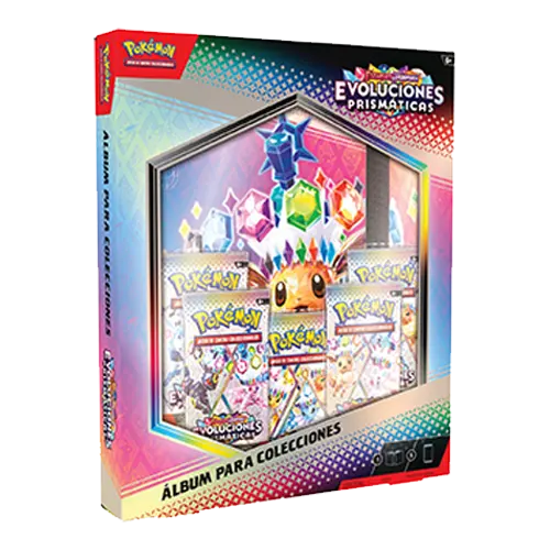 Álbum Evoluciones Prismaticas Español Pokémon 2025 (Reserva)