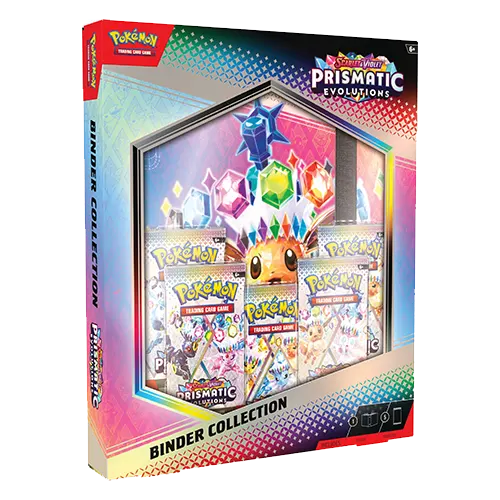 Álbum Prismatic Evolutions Inglés Pokémon 2025 (Reserva)