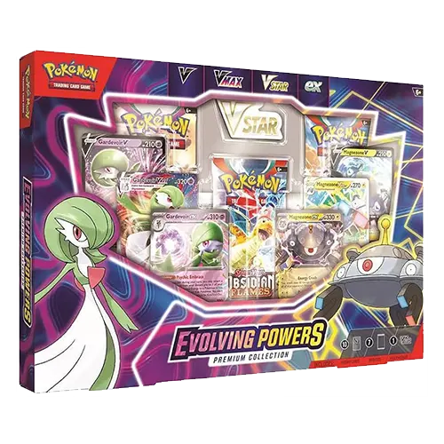 Caja Evolving Powers Inglés Premium Collection Pokémon